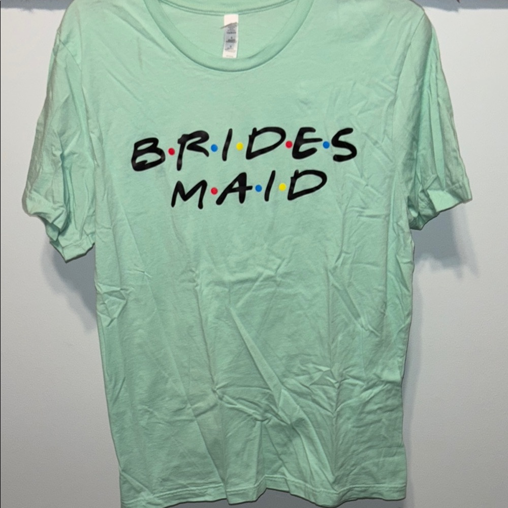 Mint Green Bridesmaid Graphic Tee